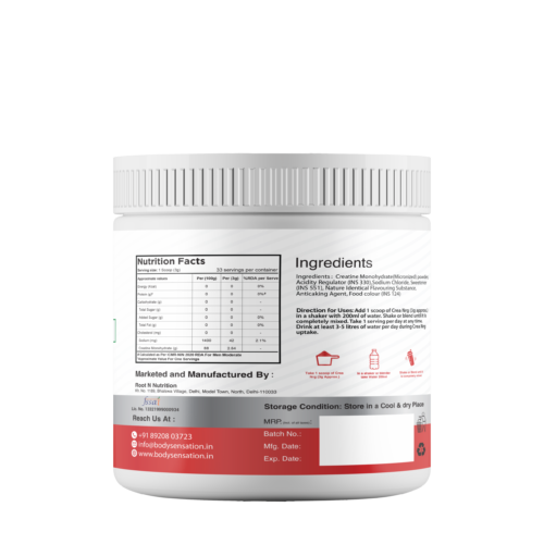 CREA NRG MICRONIZED CREATINE 100g